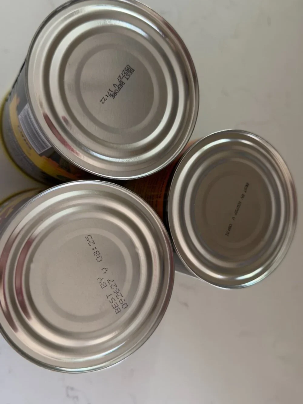 Set of 3 Empty Chock Full o' Nuts 10.2-11.3oz Tins NYC Skyline Storage Steel Can